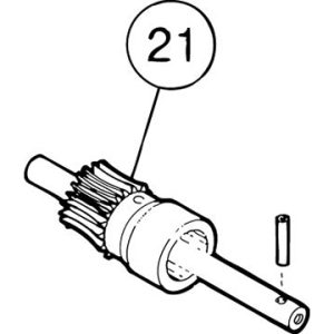 SI-100E Small Pin For Brake Worm Gear